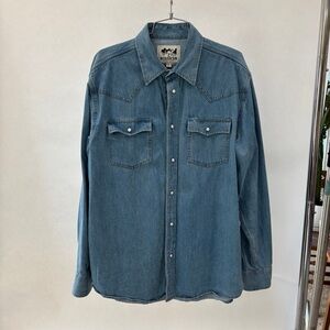 Schaefer Outfitter Western Denim Snap Shirt